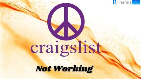 Why craigslist is not working. Things To Know About Why craigslist is not working. 
